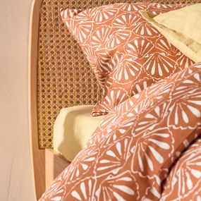 Bedset in perkalkatoen, rechthoekige kussensloop., Madrague