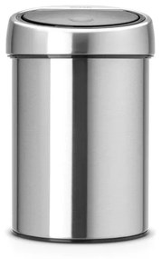 Brabantia Touch Bin Afvalemmer - wand - 3 liter - kunststof binnenemmer - matt steel 363986