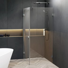 Riho Scandic X201 douchecabine links 80x100cm chroom