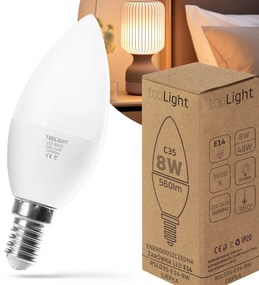 LED lamp RSL035 E14 8W Warm