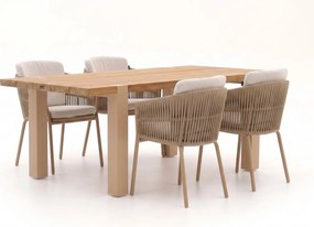 Diningset Hartman | 4 personen | Tuinset teakhout | 5-delig | Kees Smit Tuinmeubelen