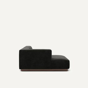 Linker hoekbank chenille fluweel, Jacopo