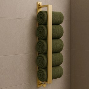 Badkamerhanger Brush Gold