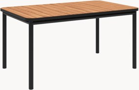 Tuintafel Kirra met teakhouten tafelblad, 150 x 90 cm