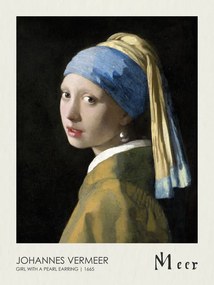 Kunstreproductie The Girl with a Pearl Earring (1665), Johannes Vermeer