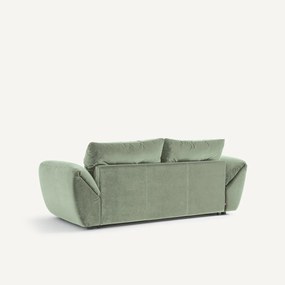 Omvormbare 3-zitsbank van fluweel Edgar