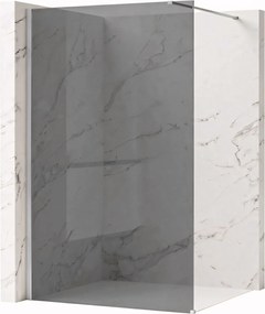 Walk-in douchewand Rea Flexi Grey / Chrome 110