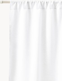 Linnen lichtdoorlatende gordijnen Shelly, 2-delig, B 140 cm