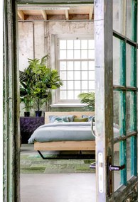 Goossens Bedframe Slade, Bedframe 140 x 200 cm hoofdbord organisch