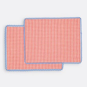 Set van 2 placemats in katoen/linnen Trattoria