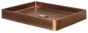 Qisani Vanity opbouw wastafel 47x32x8cm copper