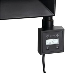 Sapho KTX thermostatisch verwarmingselement radiator 600W mat zwart