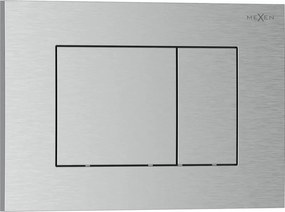 Mexen Tex 02 spoelknop, geborsteld nikkel - 6102-10