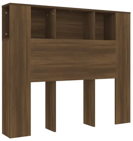 vidaXL Hoofdbordkast 120x18,5x104,5 cm bruineikenkleurig