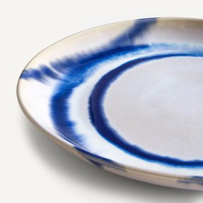 Set van 4 dessertborden in aardewerk, Kirbie