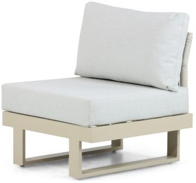 Hoek loungeset 6 personen Aluminium Taupe  Lifestyle Garden Furniture Lorenzo