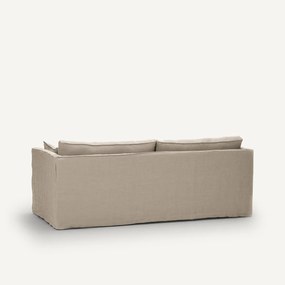 Bankhoes in gekreukt linnen, Camille