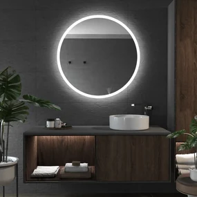 Ronde spiegel met verlichting E1