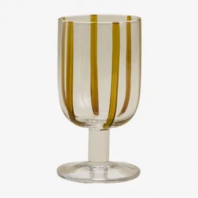 Pack Van 4 Wijnglazen 27,5 Cl Van Jalviana-glas Lichte Mosterd - Sklum