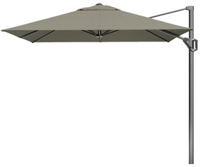 Platinum Voyager zweefparasol T1 2.5x2.5 m. - Taupe met voet en hoes
