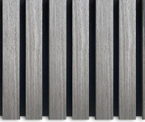 AkuPanel 240 cm Grijs Walnoot   - Akoestische panelen