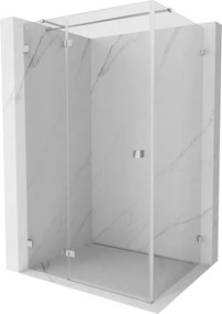 Mexen Lunar T douchecabine scharnier links 110 x 90 cm, transparant, chroom - 834T-110-090-01-00-L
