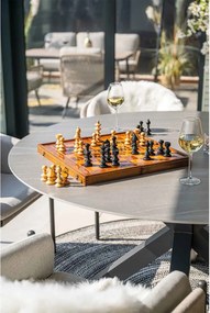 Garden Impressions Duuk tuintafel rond 120 cm - Napoli sand