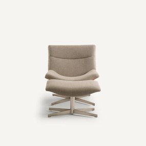 Draaiende relax fauteuil relax en voetensteun, Wesley