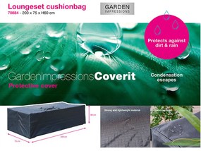 Garden Impressions Loungeset kussentas beschermhoes 200x75xH60 cm