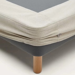 Kave Home Ofelia Beige Boxspring Zonder Matras 90 X 200 Cm