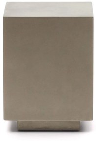 Kave Home Rustella Cement Bijzettafel Vierkant - 35 X 35cm.