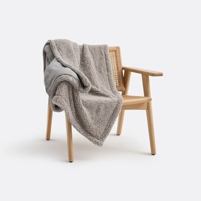 Plaid in fleece en sherpa, Maxine