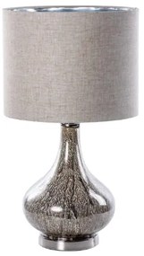 Lampenvoet glas - lampenvoet Marble - lampenvoet beige & zilver