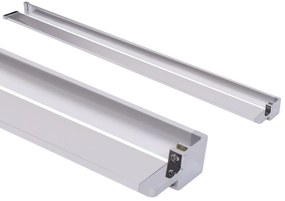 Handdoekenrek EVO CHROME plank voor douchewanden