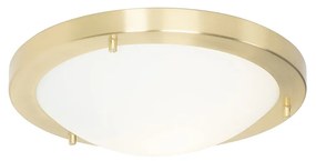 Smart plafonnière goud 31 cm IP44 incl. Wifi A60 - Yuma