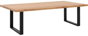 Goossens Eettafel Blade, Strak blad 260 x 100 cm 6 cm dik