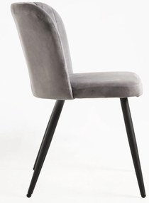 Pak 4 Fluwelen Luk Stoelen