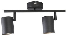 Smart Spot / Opbouwspot / Plafondspot zwart kantelbaar incl. 2 WiFi GU10 - Jeana Modern GU10 Binnenverlichting Lamp