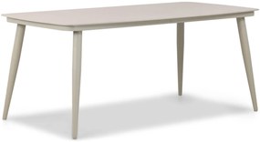 Dining Tuintafel rechthoekig 180 x 90 cm Aluminium Taupe Vienna