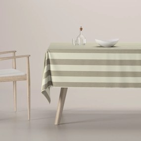 Dekoria Rechthoekig tafelkleed, beige-wit, 130 x 160 cm