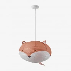 Mignod Kids Rijstpapier Plafondlamp Wit & Rode Tegel Mignod Kinderen - Sklum