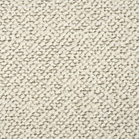 Eleonora Avah Ronde Poef Beige Met Eiken Rand