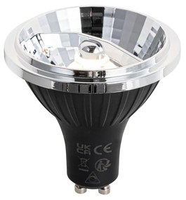 Set van 5 GU10 dimbare LED lamp 70mm 6.5W 600 lm 2700K