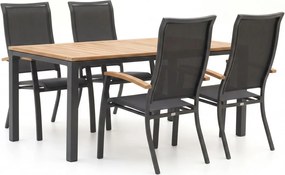 Diningset Bellagio | 4 personen | Tuinset teakhout | 5-delig | Kees Smit Tuinmeubelen