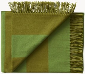 Wollen plaid The Polychrome met franjes