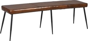 Eetkamerbank - Charleston - leer cognac - 160 cm breed