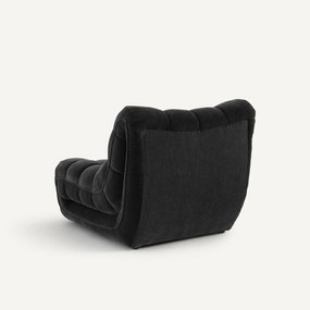 Fauteuil met fluwelen bekleding, Jud