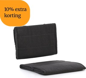 + 10% kassakorting | Stapelstoelkussen Tuin | Grijs-Antraciet | Polyester/Polypropyleen | Madison | 53x49cm | Kees Smit Tuinmeubelen