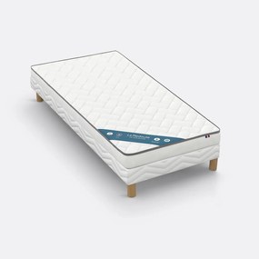 Set met halfharde schuimmatras van 14,5 cm en lattenbodem