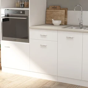 vidaXL Aanrechtblad 50x60x2,8 cm spaanplaat crèmekleurig